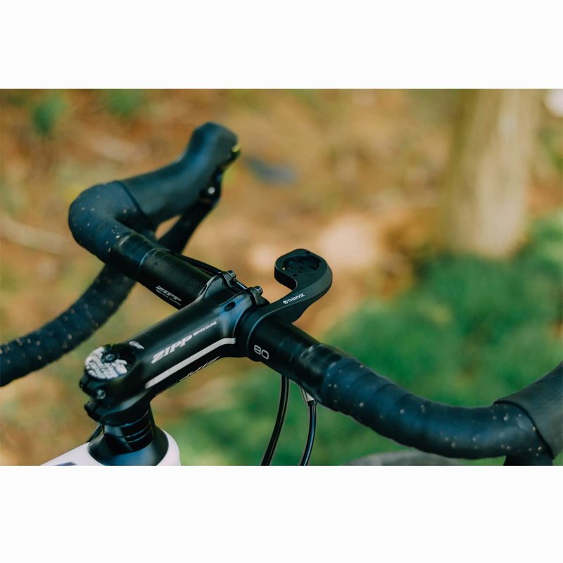 Thinvik Out Front Bike Computer Mount for Garmin Edge 840/830/820/810/540/530/520Plus/520/510/500/200/130/25 GPS Compatible with 31.8mm 25.4mm Handlebar