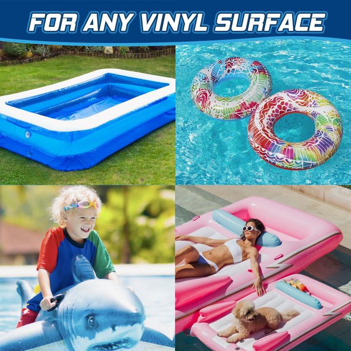 Air Mattress Repair Kit - Waterproof Vinyl Adhesive for Inflatables