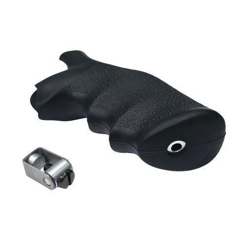 Hogue OverMolded Rubber Grip for Ruger Security Six, Black - 87000