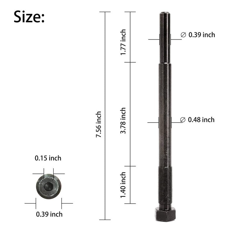 10L0L Golf Cart Drive Clutch Puller Removal Tool Fit Yamaha Gas G1, G2, G9, G11, G14, G16, G22 1976-2006,Replace OEM 90890-01876-00