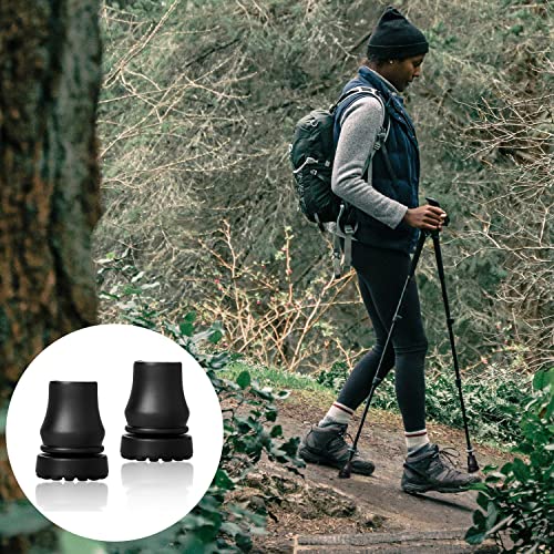 Replacement Cane Tips 3/4 Inch - Heavy Duty Anti-Slip Rubber Tips