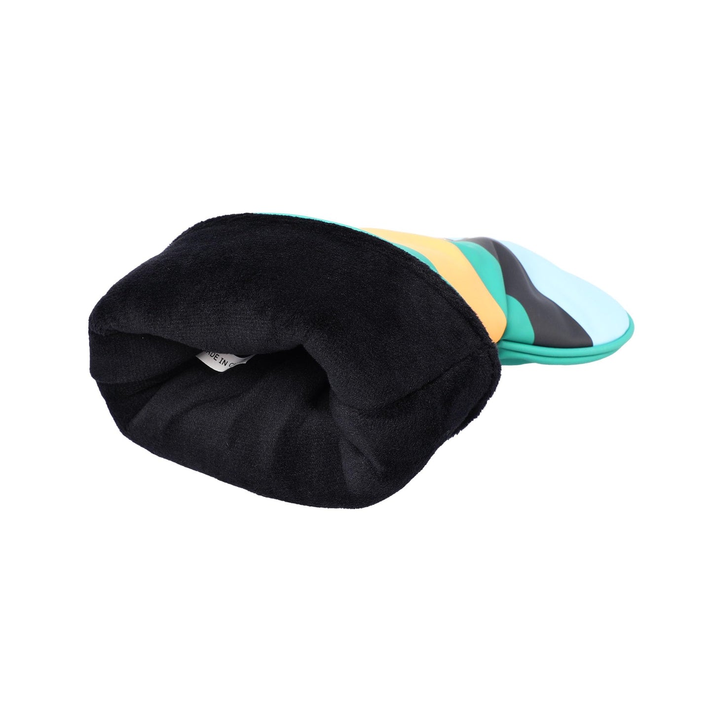 Golf Club Head Cover, Leather Golf Driver Head Covers 460CC with Replaceable Embroidery Badges (Go Home, Ball)