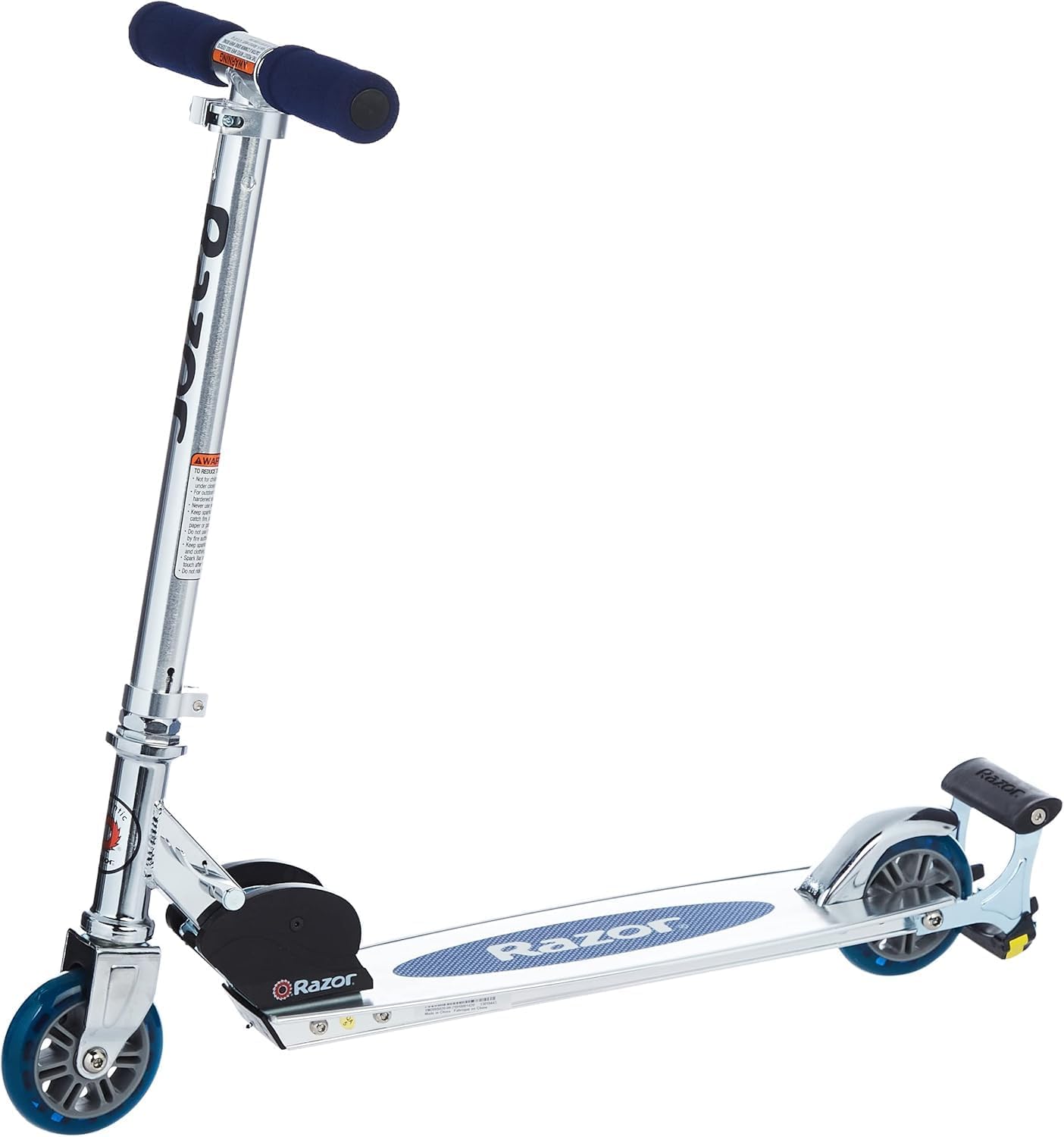 Razor Spark Kick Scooter - Blue - Fun & Safe Ride for Kids