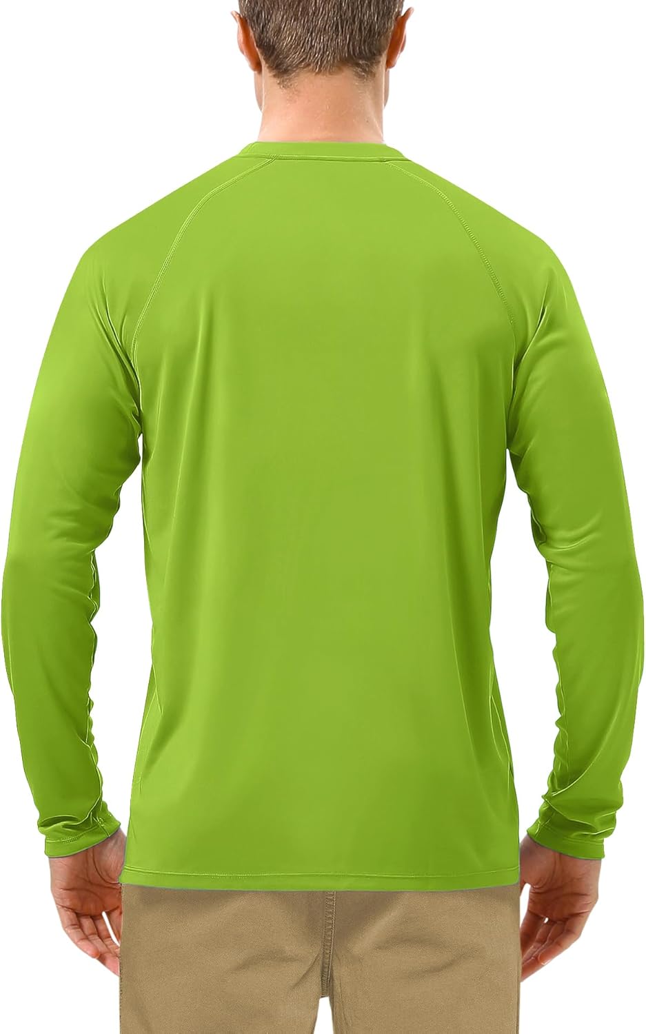 Roadbox Men's UPF 50+ UV Sun Protection Shirt - Long Sleeve SPF Rash Guard for Outdoor Activities