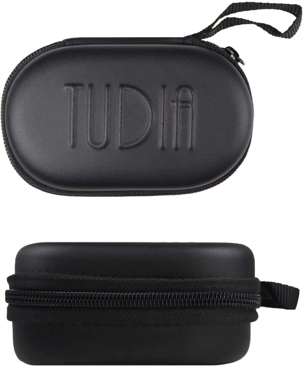 TUDIA EVA Empty Case for Heart Rate Monitor with Chest Strap Compatible with Polar H10, Zacurate Pro Series 500DL, 500BL Fingertip Pulse Oximeter Blood Oxygen Saturation Monitor[Case ONLY]