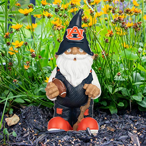Auburn Tigers Team Gnome - 11.5-Inch Handcrafted Garden Decor