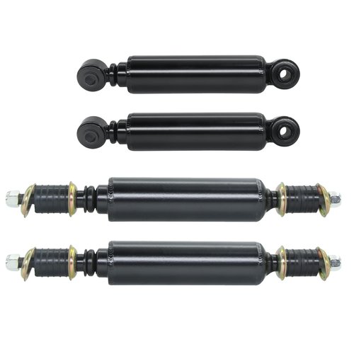 Golf Cart Shock Absorbers for Club Car DS & Precedent - Front and Rear Shocks Compatible with DS G&E 1988+, Precedent G&E 2004+, Tempo 2018+ - Replaces OEM #1014235, 1014236, 1010991, 1015813, 1013164