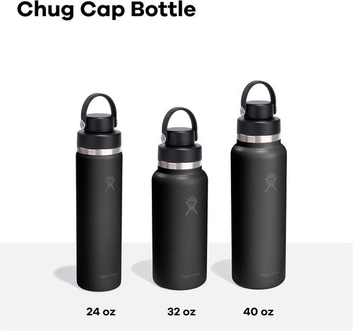 Hydro Flask Water Bottle - Insulated Stainless Steel - 40 Oz Wide Mouth Flex Chug Lid in Mermaid Green