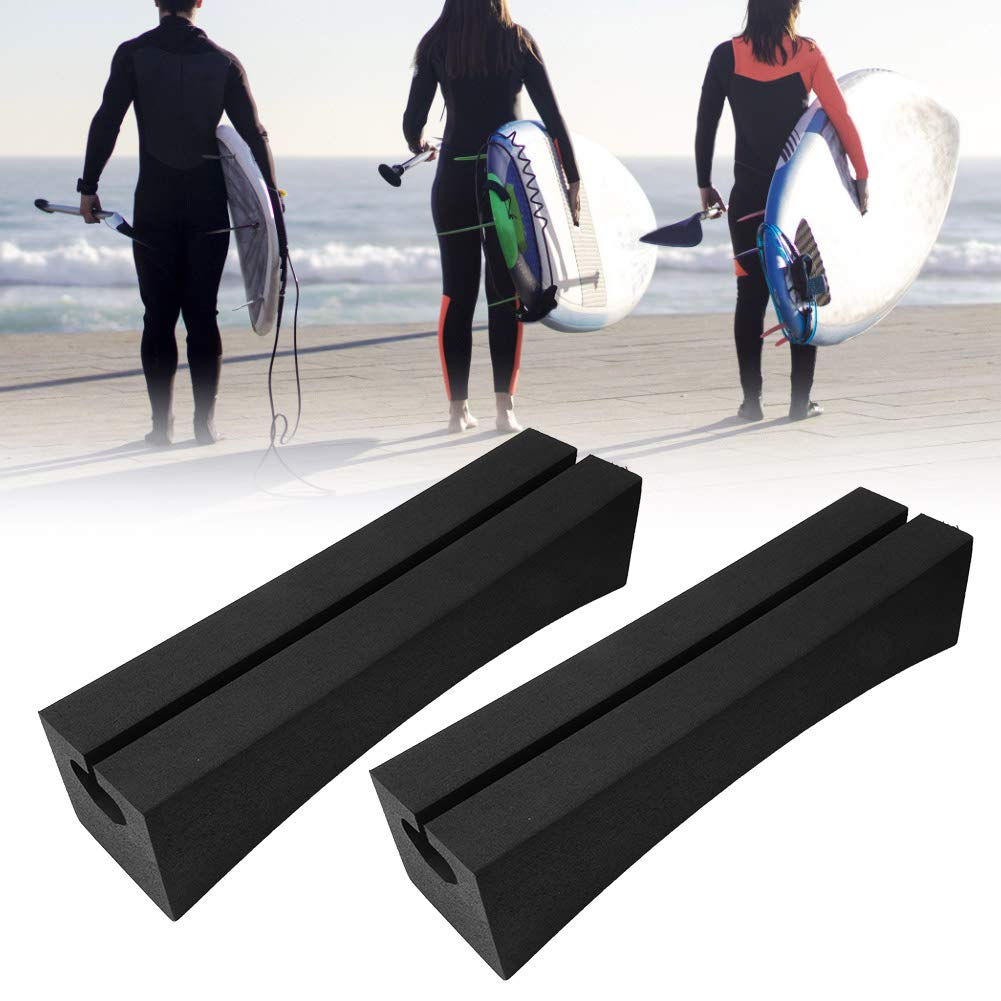 Portable EVA Soft Car Roof Racks Bars, Car Roof Rack, Kayak Roof Rack Pad, Universal Fit for Surfboards, Kayaks, and SUP Paddleboards - Prevent Deforming Design