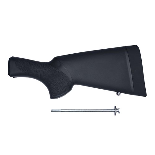 Hogue OverMolded Rubber Shotgun Stock with a 12" Length of Pull (L.O.P.) for Remington 870 12 Gauge, Black - 08730