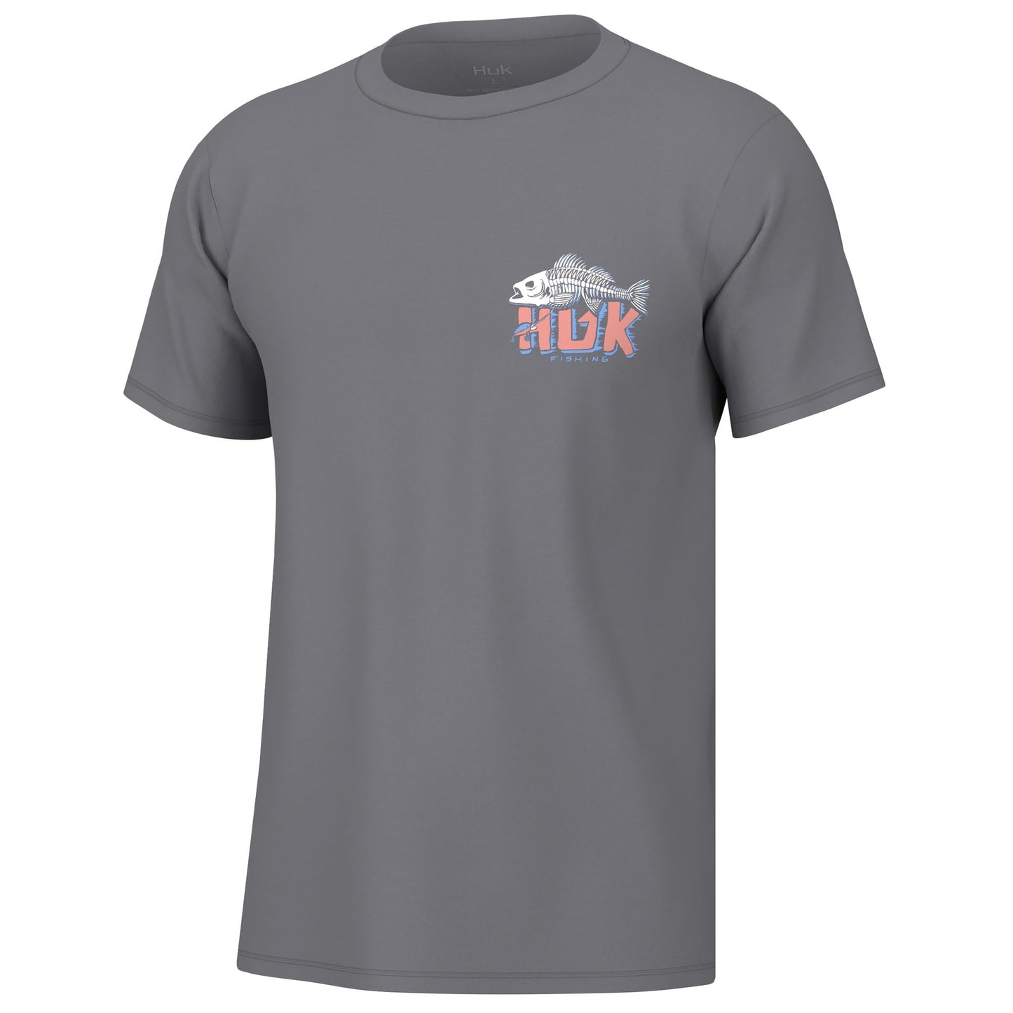 HUK Mens Fishing Graphic Tee, Performance Short Sleeve, Quick-Dry, Wando - White, 3X-Large
