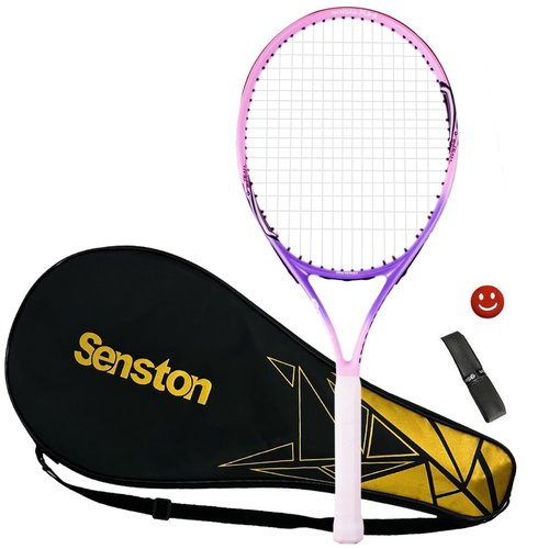 Senston 25 inch Tennis Racket for Kids Children Boys Girls Tennis Racquets Pink Color