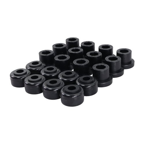 Qagea Replacement A-Arm Bushing Kit for GTW Golf Cart Front A-Arm Lift, Compatible with MadJax MJFX A-Arm Lift (Black)