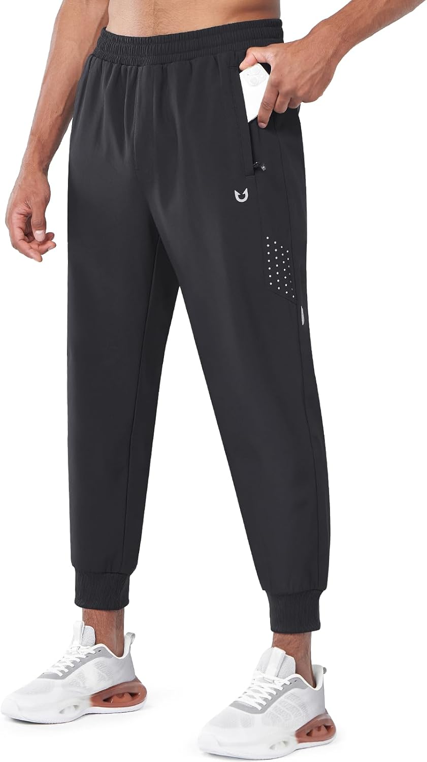NORTHYARD Men's Fleece Lined Sweatpants - Warm, Windproof Athletic Joggers for Winter | Track & Gym Use