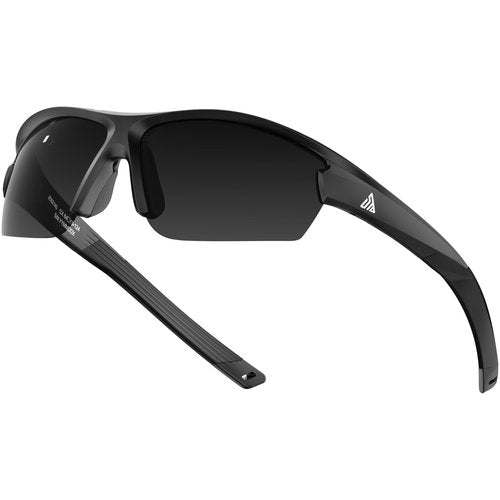 SIPLION Polarized Sunglasses Men Sports: Women UV400 Protection TR90 Frame Anti-Slip Wrap-Around for Driving Fishing Golf Running black JDS2143 C1
