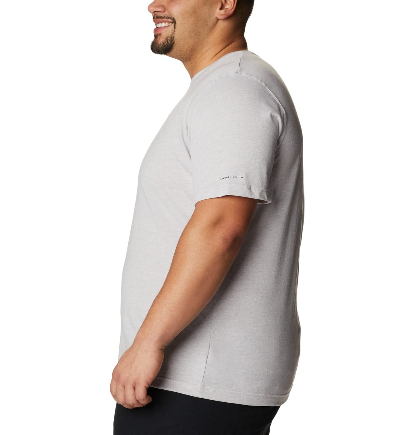 Columbia Mens Thistletown Hills Short Sleeve T-Shirt, Columbia Grey Heather, 5X Tall