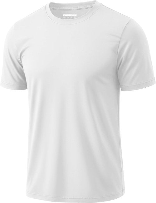 MAGCOMSEN Men's Workout Shirt - Dry Fit Short Sleeve Athletic Tee with UPF 50+ Protection | Moisture-Wicking for Gym & Outdoor Activities