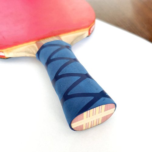 Yuecoom Table Tennis/Ping Pong Racket Soft Grip Tape, Wrap Around Racket Handle Excellent Pingpong Paddle Grip Tape (2 Tapes)(Blue)