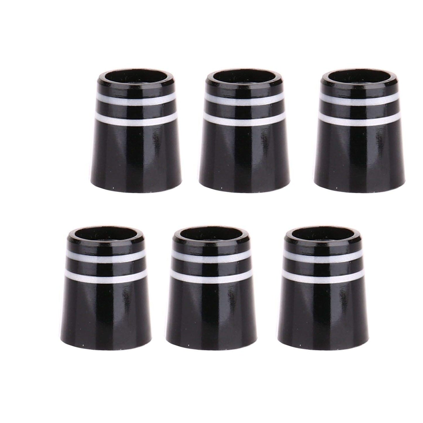 Sword &Shield sports 10Pcs New Black Golf Ferrule .355 for Taper Tip Iron Wedge (Dark Silver)