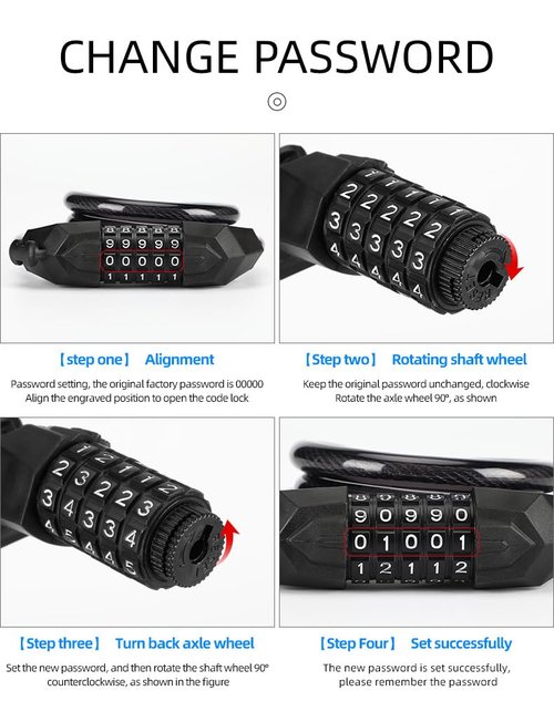 1.5-Metre Extended Anti-Theft Bicycle Lock, Anti-Cut and Anti-Pry Motorcycle Lock, 11MM Thickened Steel Chain, Resistant to Hydraulic Cutters and Saws