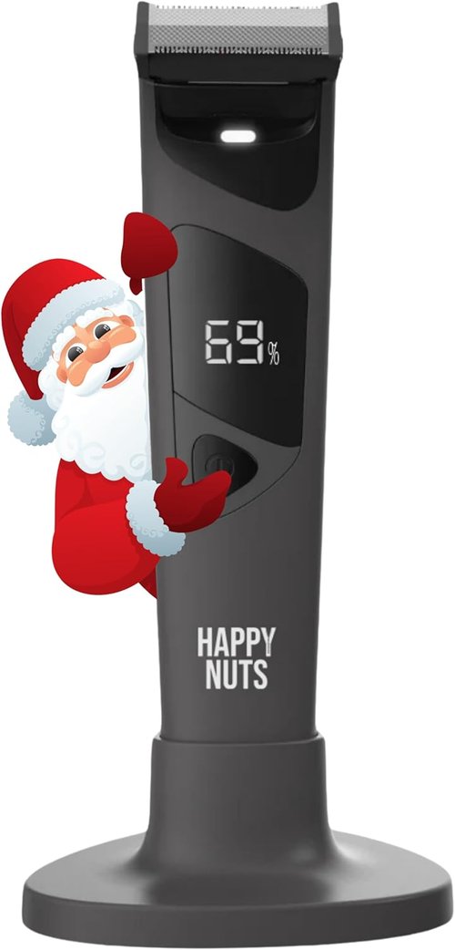 HAPPY NUTS The Ballber Pro Electric Groin & Body Hair Trimmer - Waterproof Grooming Kit for Men