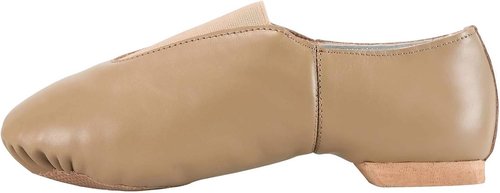 Linodes Women's Jazz Shoes - Slip-On Leather Upper with Elastic Top Piece | Comfortable Fit