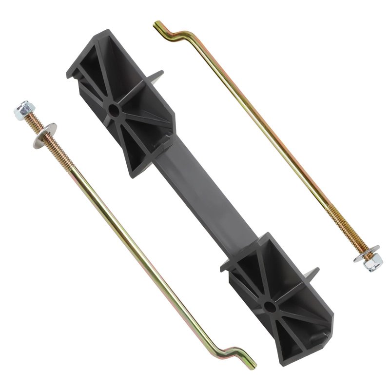 Roykaw Golf Cart 48V Battery Hold Down Plate and Rods Kit for EZGO TXT & RXV 2014-Up Electric Golf Cart, OEM# 612867, 01101-G01