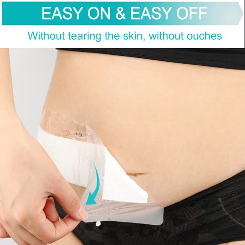 Waterproof Bandages for Knee Replacement Shower Cover Post Surgical Recovery Shower Protector First Aid Wound Adhesive Island Dressing Incisions 4 X 10 Inch Pack 0f 25