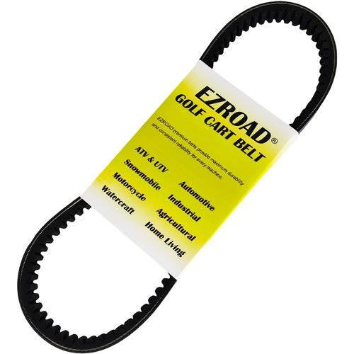 EZROAD Drive Belt Compatible with Club Car 1992-UP DS, 2004-2014 Precedent Golf Cart, 1988-1991 Carryall I II Gas 1016203 1014081 1017188 Compatible with Kawasaki FE290 FE350 Motor Engine OHV