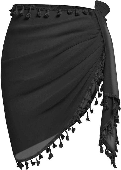 CHICGAL Beach Sarong Wrap - Stylish Tassel Swimsuit Cover-Up for Summer | Casual Swimwear