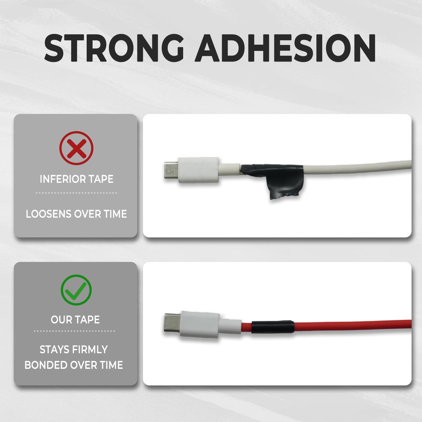 SWRT 6 Pack White Electrical Tape Waterproof, 0.7 in x 66 FT High Temp Electric Tape Under 600V for All Weather - UV Protection - Flame Retardant