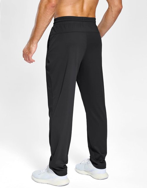 G Gradual Men's Athletic Sweatpants - Lightweight Stretch Joggers with Pockets for Gym & Running