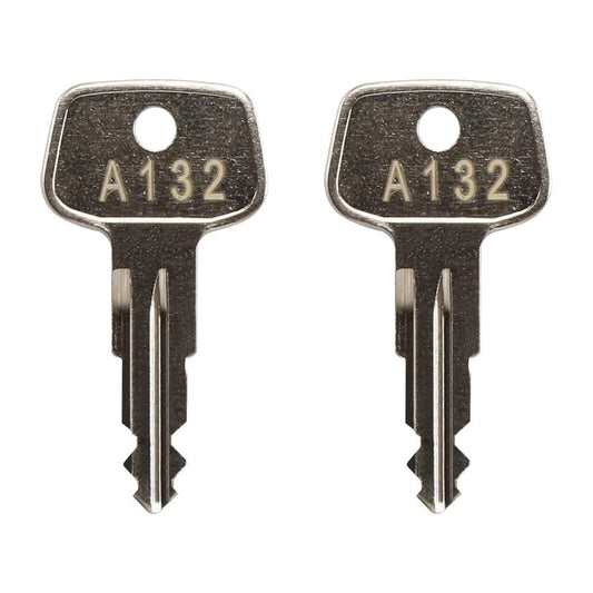 A132 SKS roof Rack Key,Yakima Replacement Key,Replacement Keys for Yakima SKS Ski,Roof Racks,Cargo Box,Carrier Racks and Crossbars with Code Series A132[2 pcs]