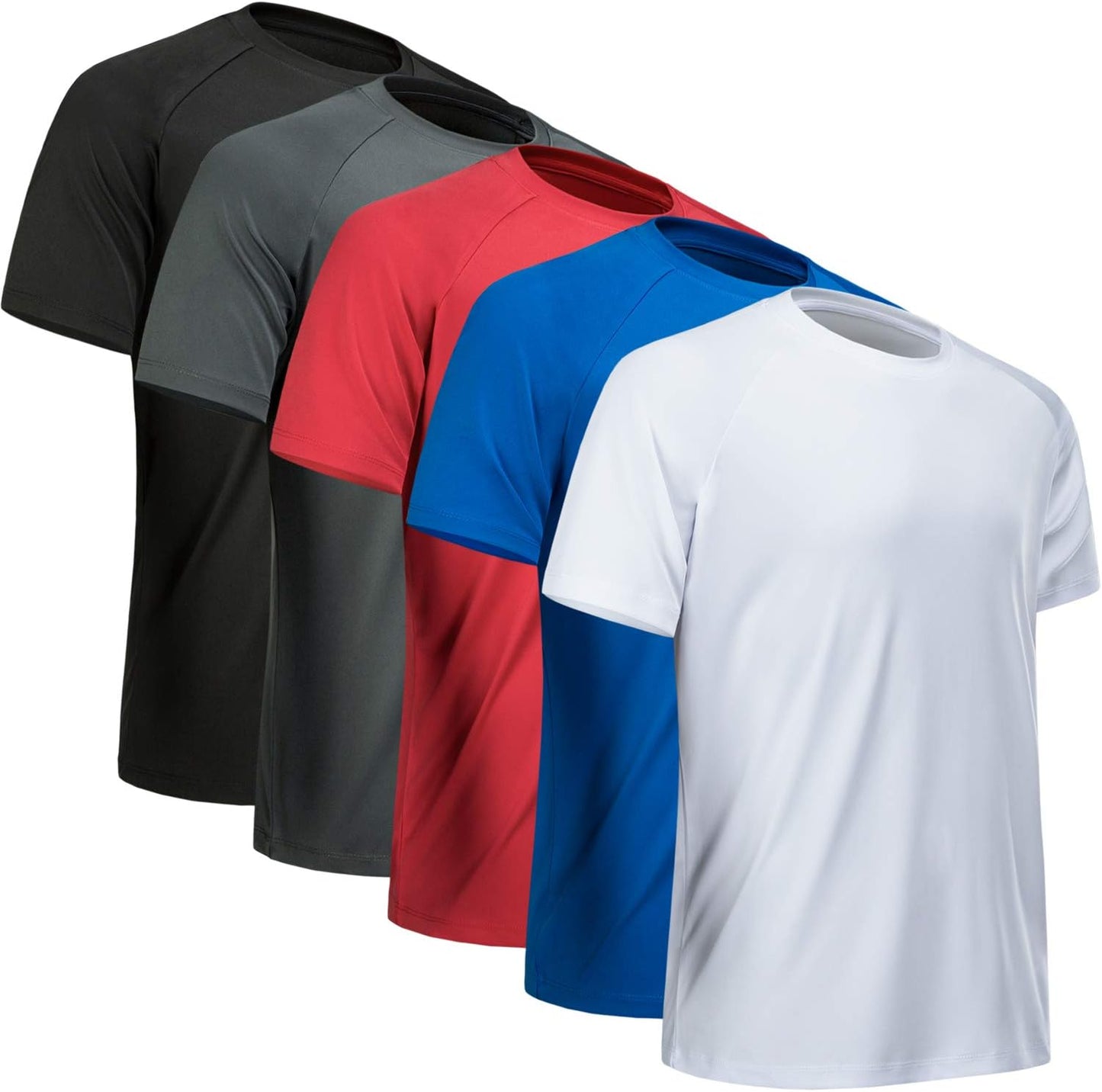 Skiennix Men's Workout Shirt - Quick Dry Athletic T-Shirt | Moisture-Wicking Short Sleeve Design
