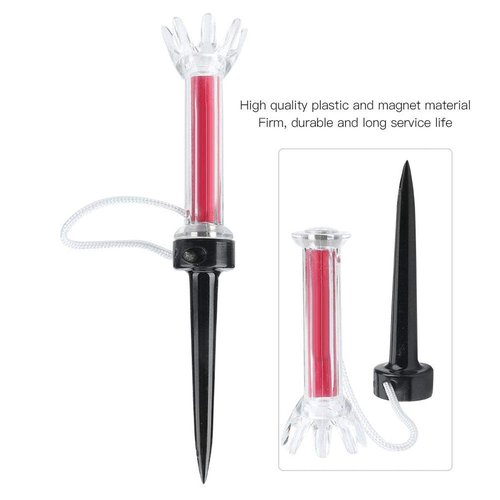 Magnetic Golf Tees 5 Pack - Flexible Polymer Training Tees with 360° Rotating Base, Low-Friction Crown & Patented Bounce Tech for +15 Yards, USGA Approved - Fits Taylormade/Callaway Drivers
