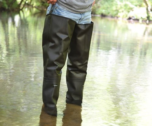 FROGG TOGGS Rana II PVC Bootfoot Hip Wader, Cleated or Felt Outsole