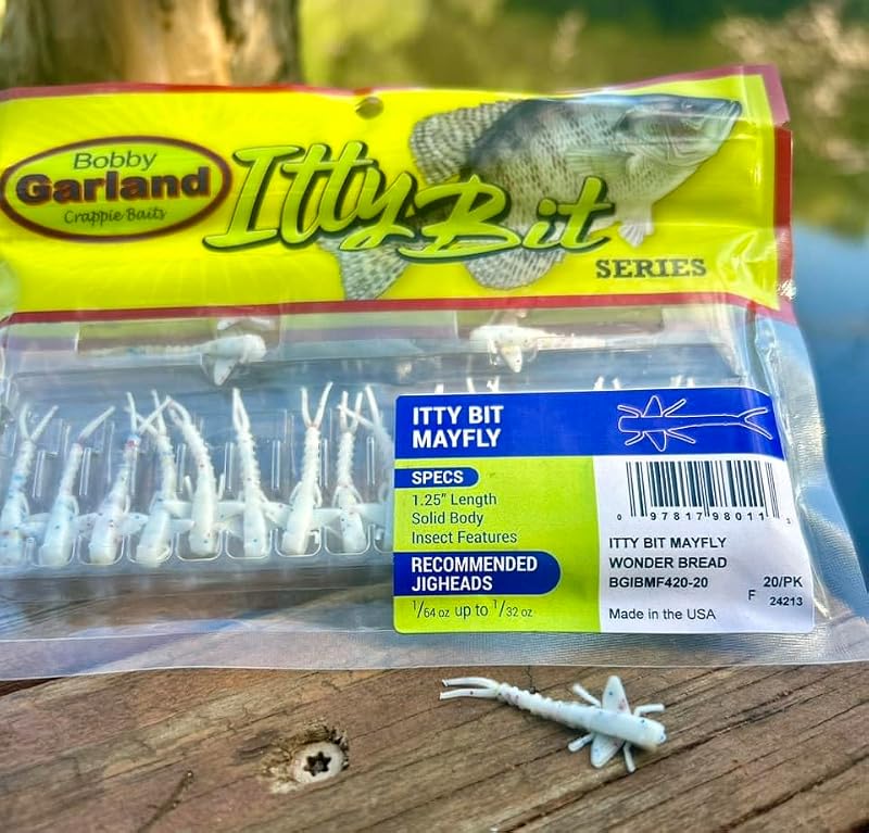 Itty Bit Mayfly Fishing Lure - 1.25 Inch - Monkey Milk