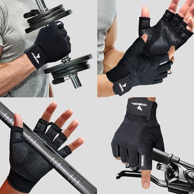Snug Fit Workout Gloves for Weight Lifting and Gym Training