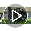 8-Inch Magnetic Golf Cart Fan - 12,000mAh Battery & Bright Light - 1-Pack