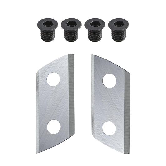 Greatshow 1 Pair Wood Chipper Blades Shredder Knives Replacement for Sun Joe CJ601E CJ602E Earthwise GS70015