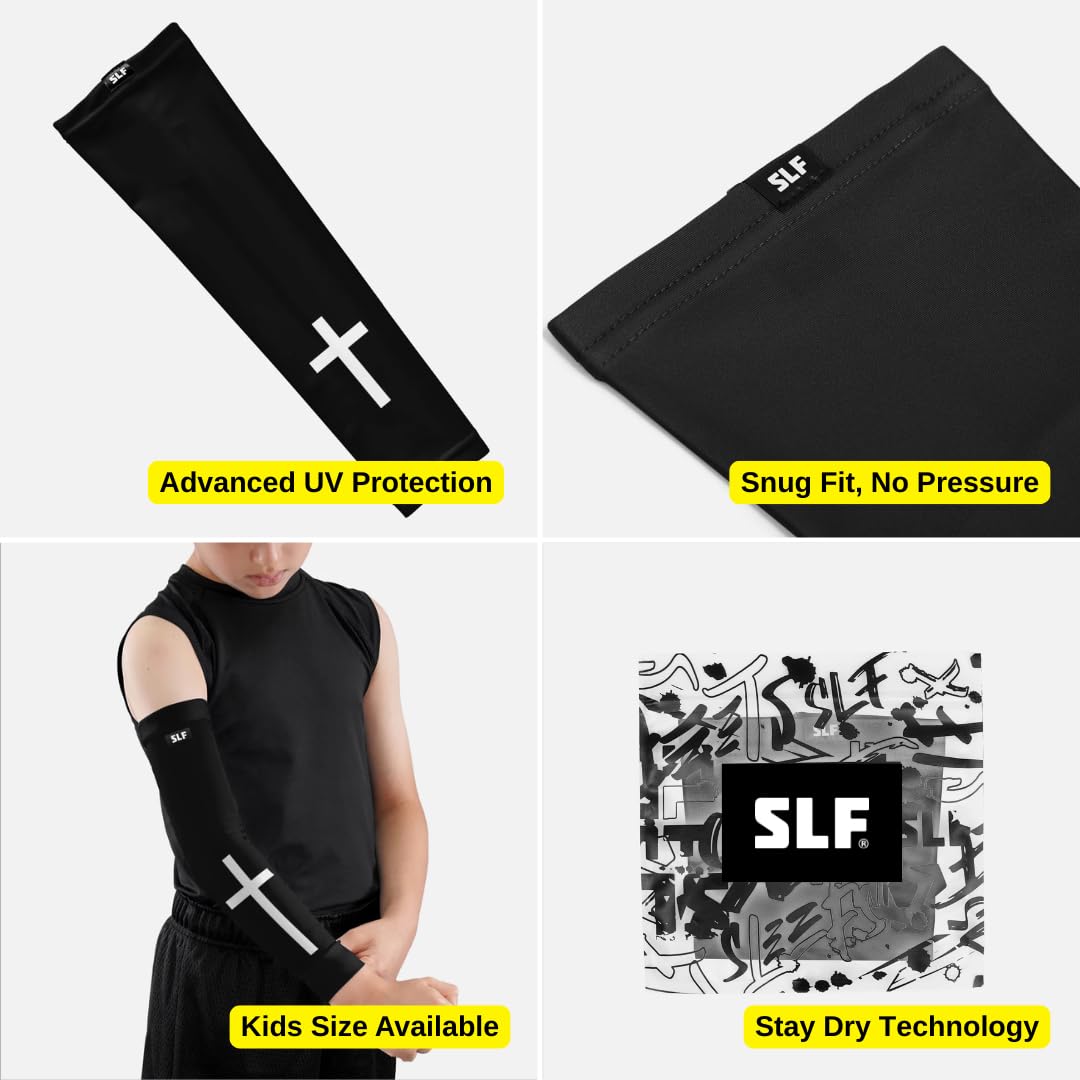 Faith Cross Black Arm Sleeve