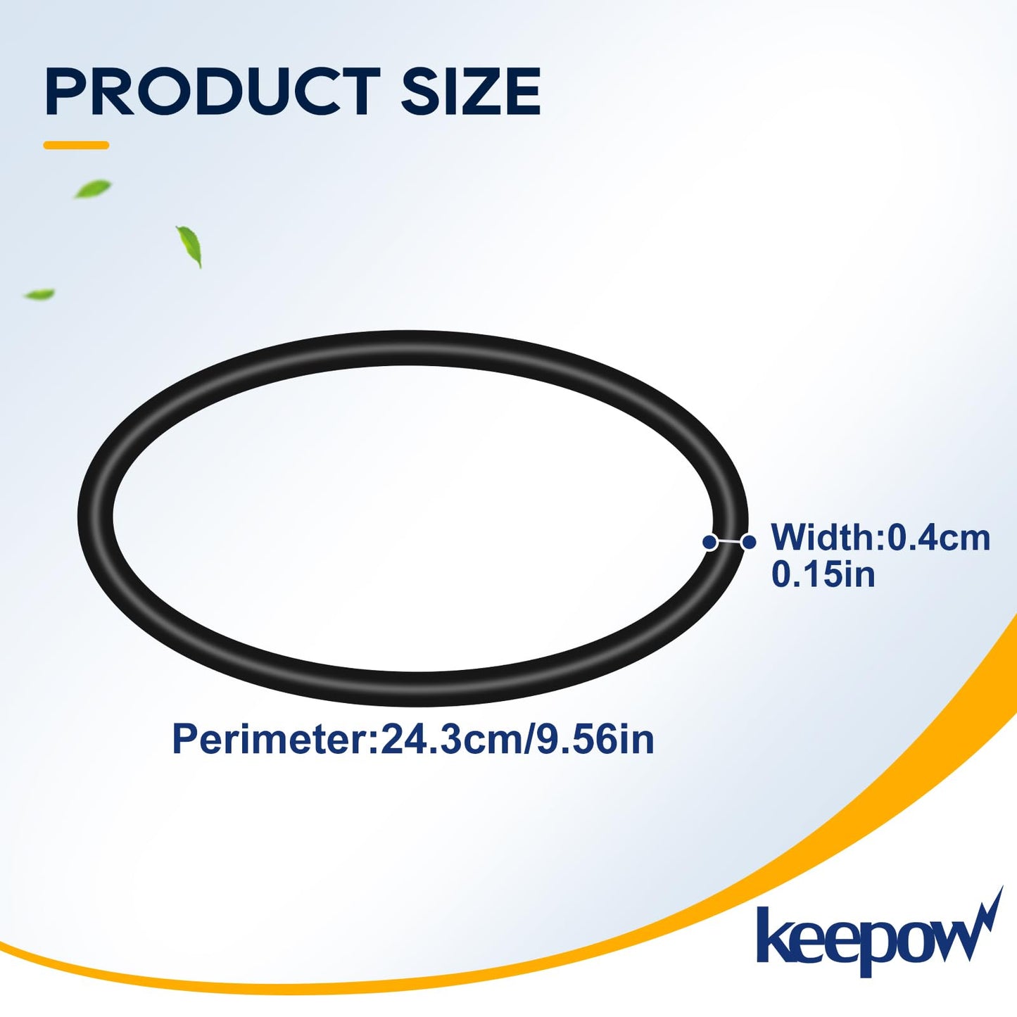 KEEPOW 5 Pack Rock Tumbler Belts, Replacement Belt Set Compatible with KomeStone Rock Tumbler K1 & K1 Pro & K3 (Not Suit for K2 Elite Rock Tumbler)