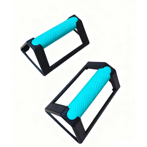 iLIZBay Push Up Bars for Home Workout, Triangular Stable Support with Wrist Protection & Anti-Slip Base, Strength Training Handles for Men and Women, Pushup Stands for Chest Arm Exercise -1 Pair