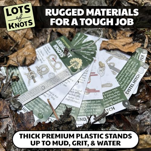 Arborist Knot Cards for Tree Climbing and Trimming by Lots of Knots