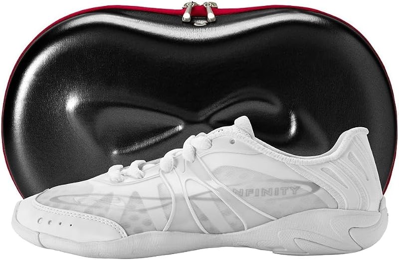 Performance White Cheer Shoes - Breathable Indoor Gym Sneakers for Women