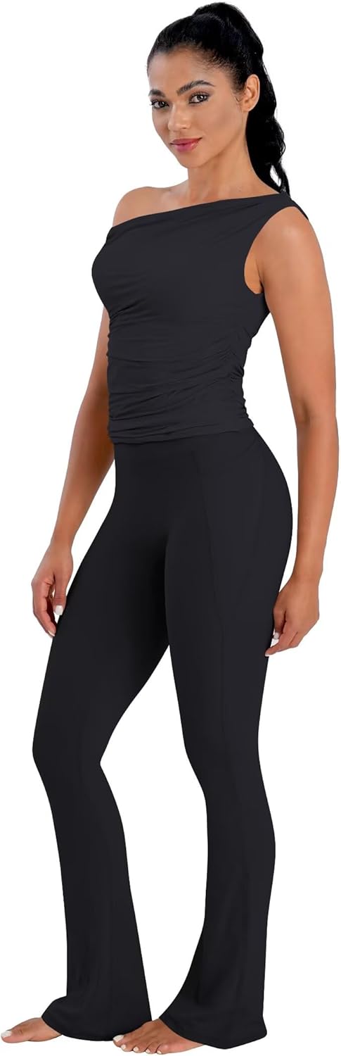 Sunzel Flare Leggings for Women - Hidden Butt Lifting, Tummy Control | Comfortable with Pockets