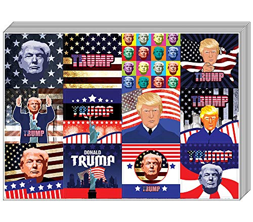 Presidential Collector Stickers - 5-Sheet Bulk Pack with 60 Stickers