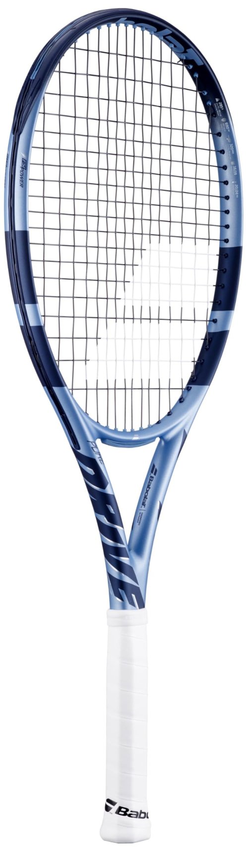 Babolat Pure Drive 107 11th Gen Tennis Racquet (4 1/4" Grip) Strung with White Syn Gut at Mid-Range Tension