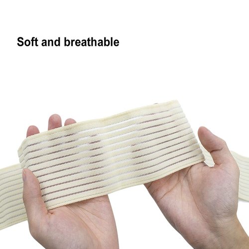 Luwint Bounce Breast Compression Band - Post Surgical Implant Stabilizer Strap Support Brace Bandage (Beige)