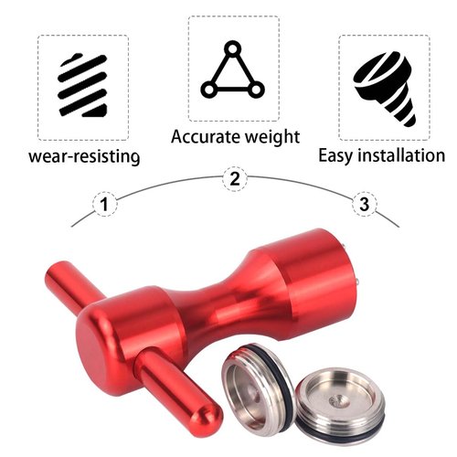 HISTAR 2Pcs Golf Custom 15g Red Weights + Red Wrench for Titleist Scotty Cameron Putters